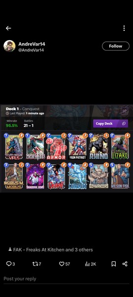 Deck 1 - Conquest
